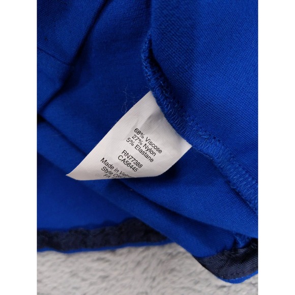 J Crew Womens Blue Long Sleeve Sheath Dress Career Workwear‎ Size L - Picture 7 of 7